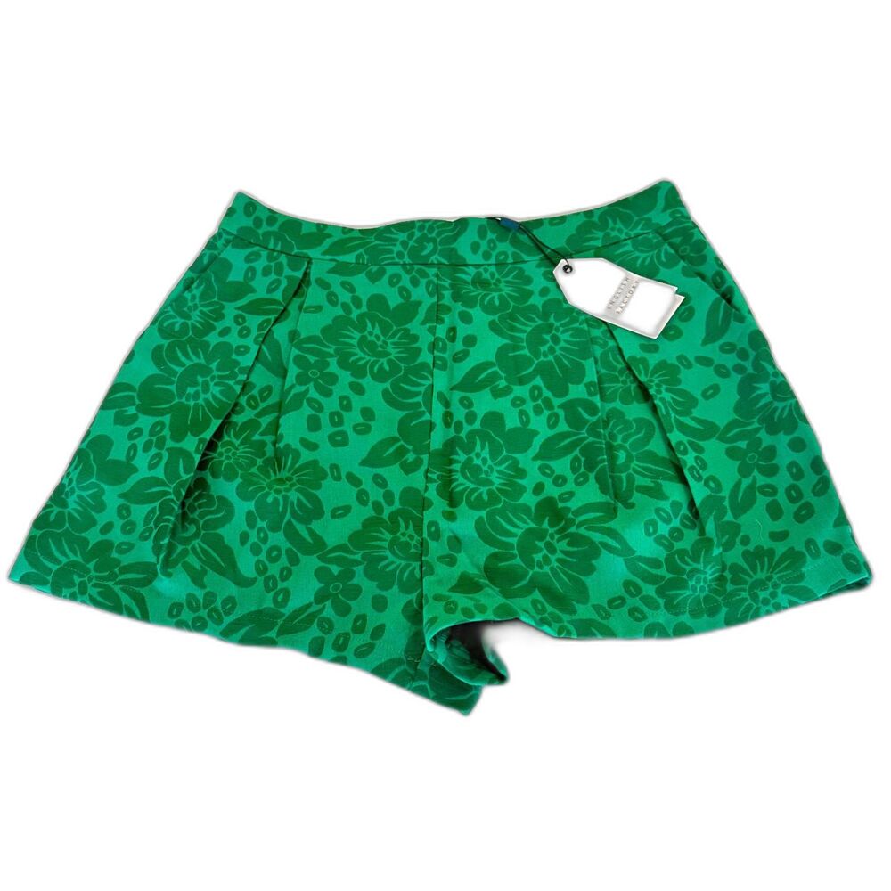 NWT English Factory High Rise Emerald Green Shorts - Women's Large